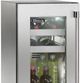 Perlick® Signature Series Stainless Steel 15" Glass Door Beverages Center-1