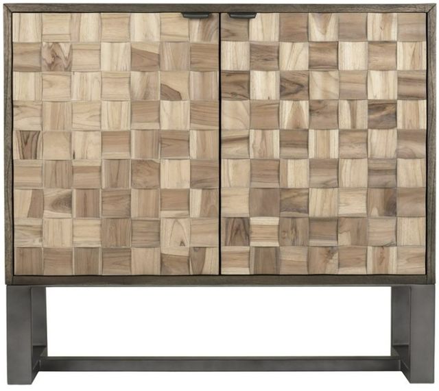 YHD Siti Medium Brown 2-Door Cabinet-2