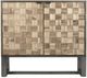 YHD Siti Medium Brown 2-Door Cabinet-2