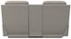 La-Z-Boy® Greyson Ice Leather Manual Reclining Loveseat with Console-3