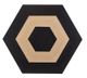 Currey & Company Arrow Caviar Black Cocktail Table with Brown Base -1