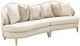 Michael Amini® Camellia Field 2-Piece Caramel Sofa-0