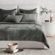 Classic Home Bari 4-Piece Sage Velvet King Sheet Set-2