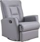 Elran Customizable L0472 Manual Swivel Rocker Reclining Chair-1