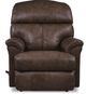 La-Z-Boy® Reed Walnut Leather Manual Rocking Recliner-1