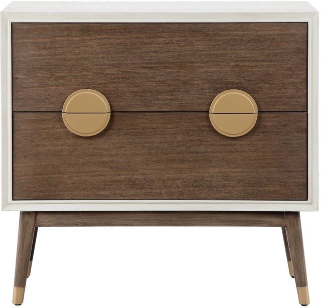 Olliix by Madison Park Cream/Pecan Caterina Accent Chest-0