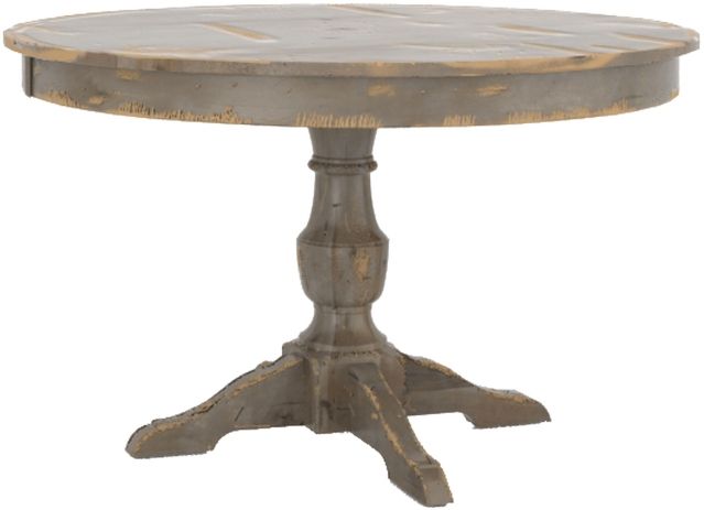 Canadel Customizable Champlain Shadow Washed Round XP Base Dining Table-0