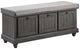 Homelegance® Woodwell Dark Gray Lift Top Storage Bench-0