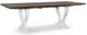 John Thomas Furniture® LaCasa Chalk/Sesame Trestle Table-0
