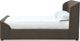 Modus Furniture Virgil Kiki Pumpernickel California King Upholstered Platform Bed-2