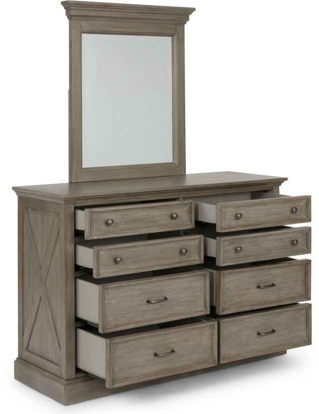 homestyles® Mountain Lodge Gray Dresser and Mirror-4
