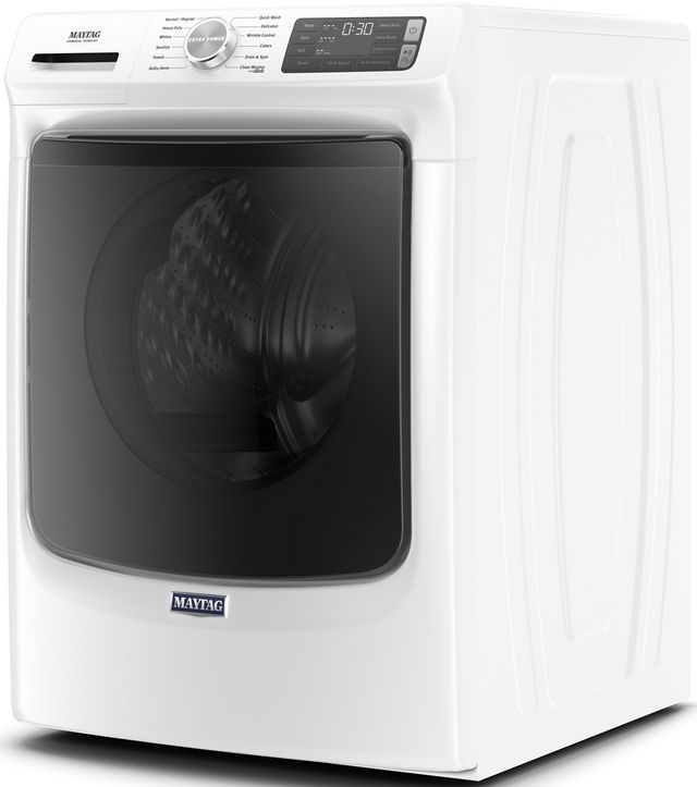 Maytag® 4.8 Cu. Ft. White Front Load Washer-4