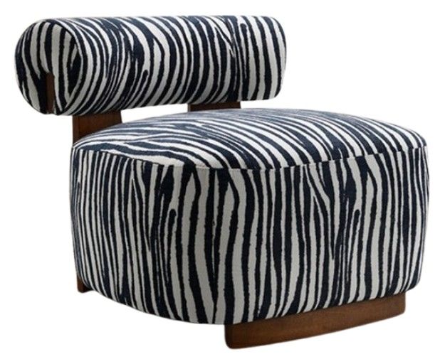 Furniture of America® Niobe Midnight Blue Accent Chair-0