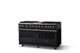 Viking® 5 Series 60" Onyx Pro Style Dual Fuel (LP) Range with Brushed Brass Trim-2