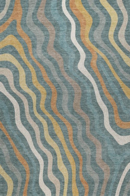 Dalyn™ Rug Company Kenner KN4 Teal 5'x8' Area Rug-0