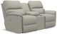 La-Z-Boy® Brooks Driftwood Power Reclining Loveseat with Headrest and Console-1