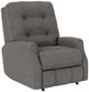Flexsteel® Devon Gray Power Rocking Recliner with Power Headrest-0