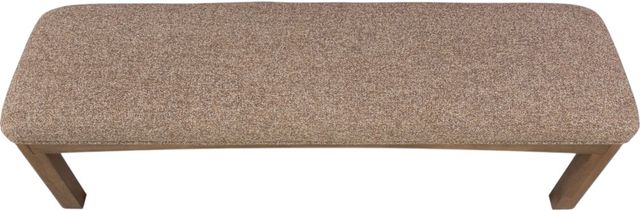 Modus Furniture Arden Malt Green/Tavern Brown Upholstered Bench -4