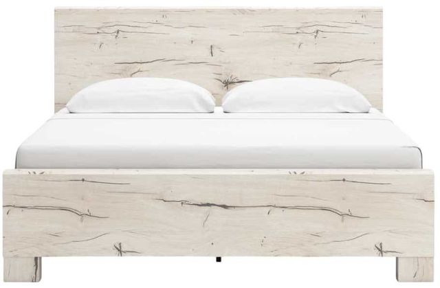Benchcraft® Lawroy Light Natural King Panel Bed-2