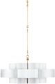Currey & Company Grand Lotus Comtemoprary Gold Leaf/Sugar White Chandelier-2