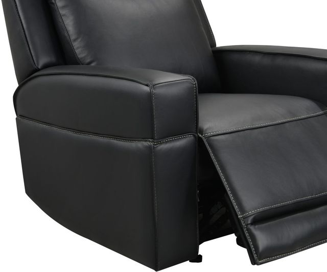 Leather Italia™ Cambria Valley Black Power Glider Recliner-1