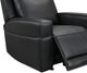 Leather Italia™ Cambria Valley Black Power Glider Recliner-1