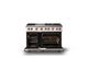 Viking® 5 Series 48" Blush Pro Style Gas (NG) Range with Polished Chrome Trim-1