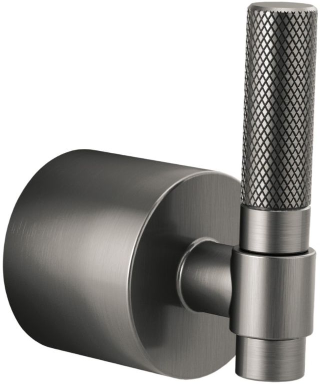 Brizo Litze® Brilliance® Luxe Steel® Single-Handle Floor Mount Tub Filler T-Lever Handle Kit-0