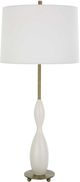 Uttermost® Annora Glossy White Table Lamp-0