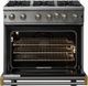 Viking® 5 Series 36" Damascus Gray Pro Style Gas Range-1