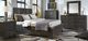 Magnussen Home® Abington Weathered Charcoal Queen Panel Storage Bed-1