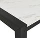 Crown Mark Jules White Dining Table with Charcoal Base-4