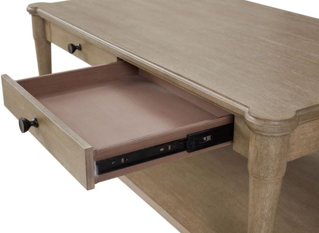 Bernards Citrus Heights Sand Cocktail Table with Caster-3