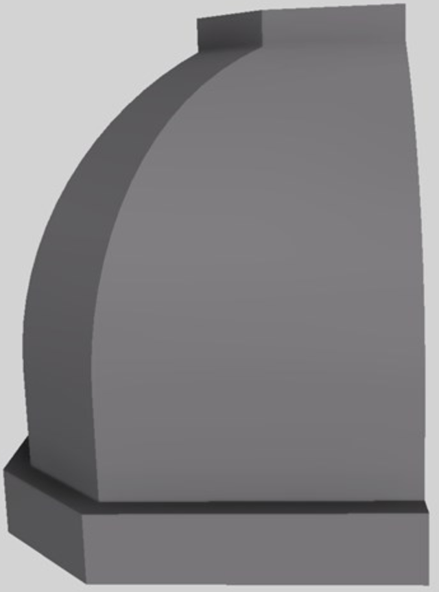 Vent-A-Hood® Designer Series 36" Gunsmoke Wall Mounted Range Hood-1