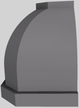 Vent-A-Hood® Designer Series 36" Gunsmoke Wall Mounted Range Hood-1
