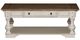 Liberty Furniture Morgan Creek Wirebrushed Tobacco 52" Cocktail Table with Antique White Base-2
