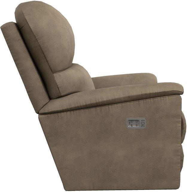 La-Z-Boy® Brooks Mushroom Power Wall Recliner with Headrest and Lumbar-2