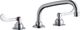 Elkay Chrome 8" Centerset Concealed Deck Faucet with Wristblade Handle-0