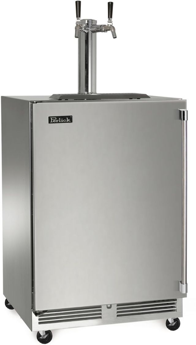 Perlick® 5.2 Cu. Ft. Stainless Steel Beer Cooler/Kegerator-0
