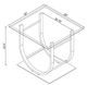 Coaster® Danville 3-Piece Tempered Glass Top Occasional Table with Chrome Base Set-5