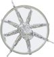 Powell® Octavia Glass Top Octopus Table with Silver Base-3