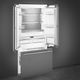 Smeg 36" 19.6 Cu. Ft. Panel Ready Built In French Door Refrigerator-1