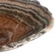 A & B Home Raphael Black Striated Hand-Carved Onyx Bowl-1