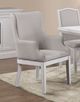 Steve Silver Co. Warren Gray/White Dining Arm Chair-1