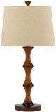 Cal® Lighting & Accessories Bone/Dark Brown Buckhorn Table Lamp-0