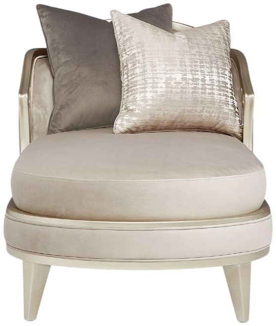 Michael Amini® Villa Cherie Hazelnut/Porcini Chaise-1