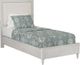 Standard Furniture Sarah White Full Upholstered Panel Youth Bed-0