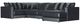 Jackson Furniture Remington 5-Piece Slate U-Shape Sectional and Chaise-0