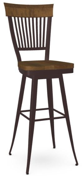 Amisco Customizable Annabelle Swivel Spectator Stool-0