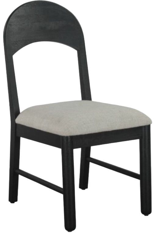 Home Trends & Design Bilboa Blackwash Dining Chair-0